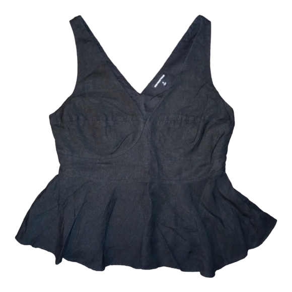 Who What Wear Tops - Who What Wear Peplum Tank Size Small